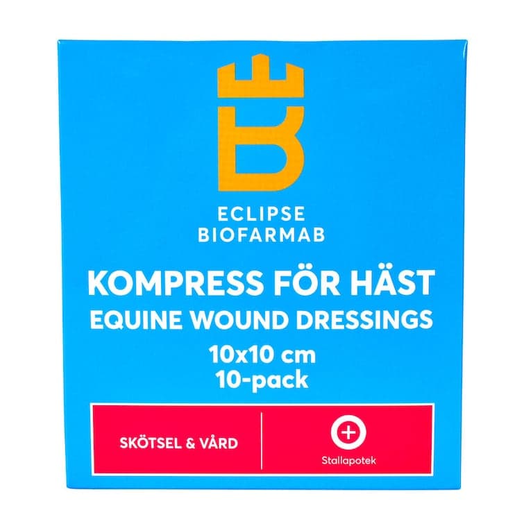Kompresser, 10x10 cm, Eclipse Biofarmab