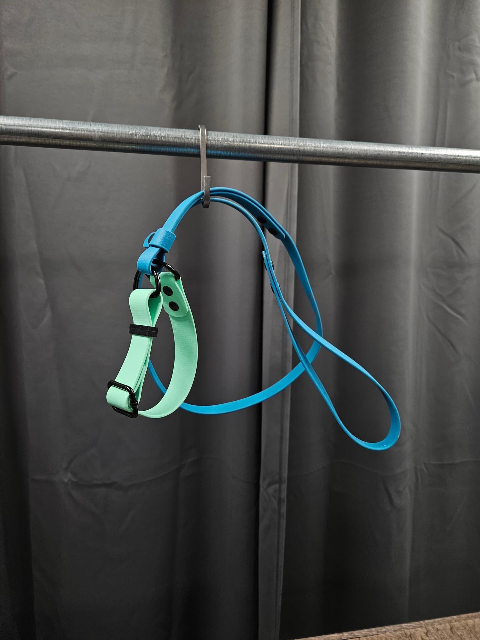 Halsband + koppel, 31 cm