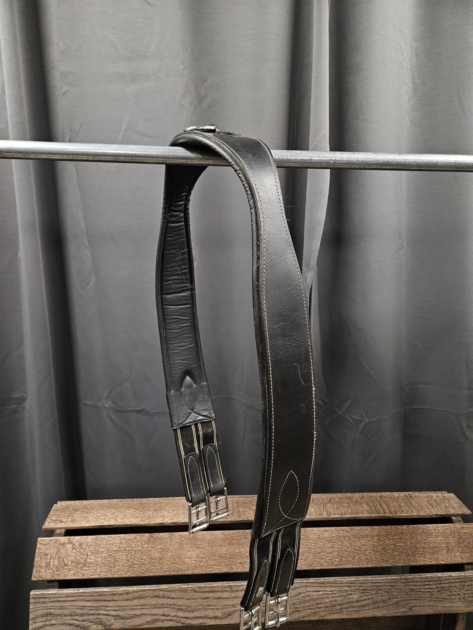 Lädergjord, 140 cm, Claridge House